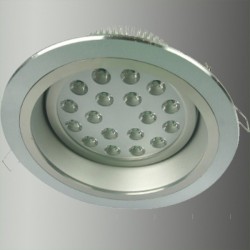 Downlight LED 230mm 18X1W blanc froid