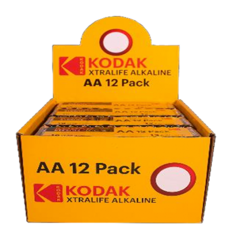 Piles alcalines LR03 - AAA  KODAK (blister de 4)