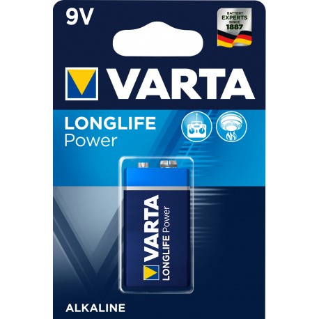 Pile alcaline 6LR61 - 9V Varta High Energy