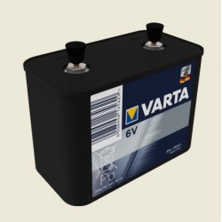 Pile Varta 4R25/2 en plastique pour projecteur