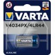 Pile électronique alcaline 6V 4LR44 - 4034PX Varta