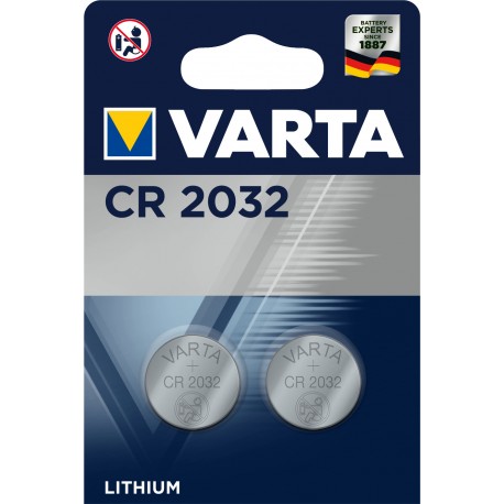 Pile électronique lithium CR2032 Varta