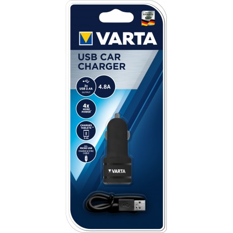 VARTA CAR POWER MICRO USB CHARGE & SYNC CABLE INCLUS