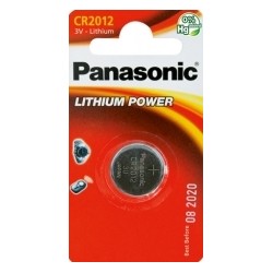 Pile électronique lithium CR2012 Panasonic