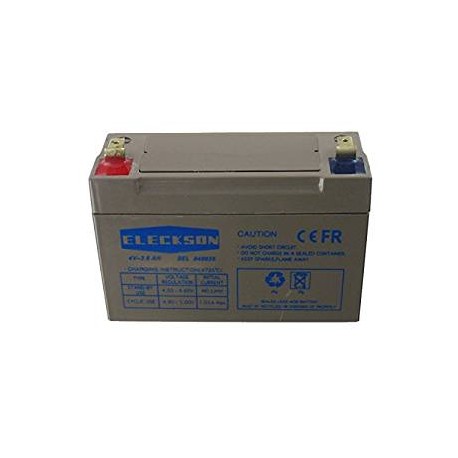 Batterie au plomb étanche 4 Volts 3.5 Ah AGM Eleckson