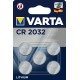 5 piles CR2032 VARTA en blister
