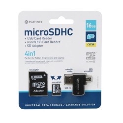 Micro SDHC 16GB - PLATINET