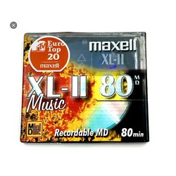 Lot de 5 - Mini Disc MAXELL XL-II 80 min