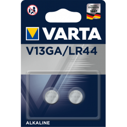 2 Piles électronique alcaline 1,5V LR44 - V13GA Varta