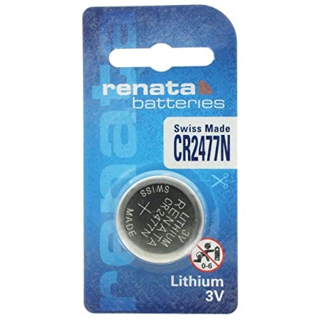 Pile électronique lithium CR2477N Renata