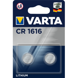 2 Piles électronique lithium CR1616 Varta