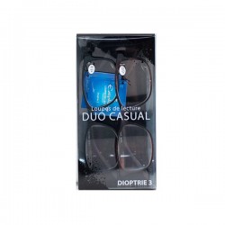 DUO CASUAL LOUPES DIOPTRIE 3.5 + ETUI OFFERT