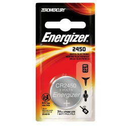 2 Piles électroniques Energizer CR2450