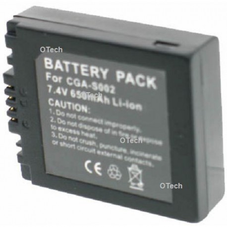 Batterie de remplacement pour DMW-BM7/ S002 Dark Grey 7.2V L6/7